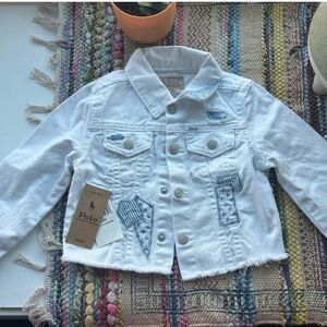 Polo by Ralph Lauren Kids White Denim Jacket